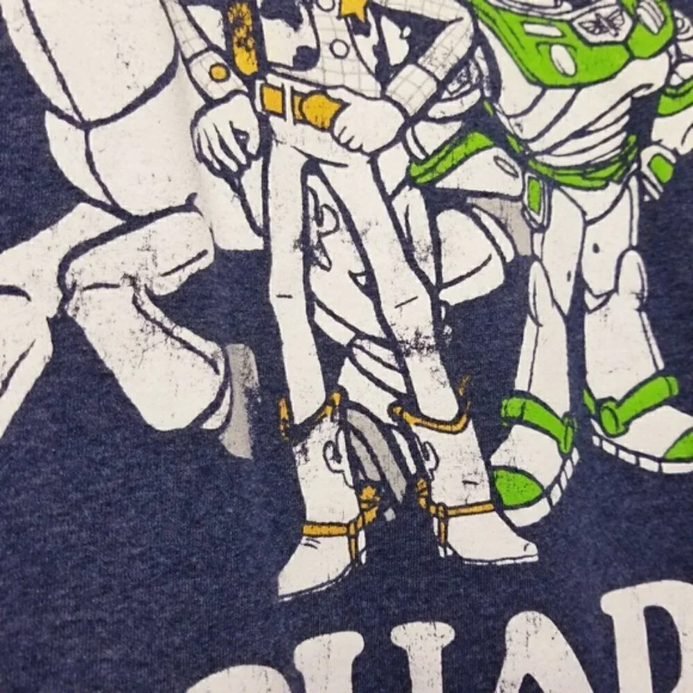 Toy Story | Men's Blue "Toy Story" Squad Graphic T-Shirt (Size Large) - Picture 6 of 7